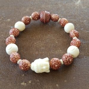 🚫 SOLD! - Beaded Buddha Bracelet